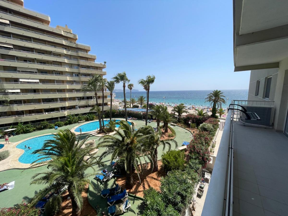 Medi Playa Primera Linea Con Piscina Calp Exterior foto