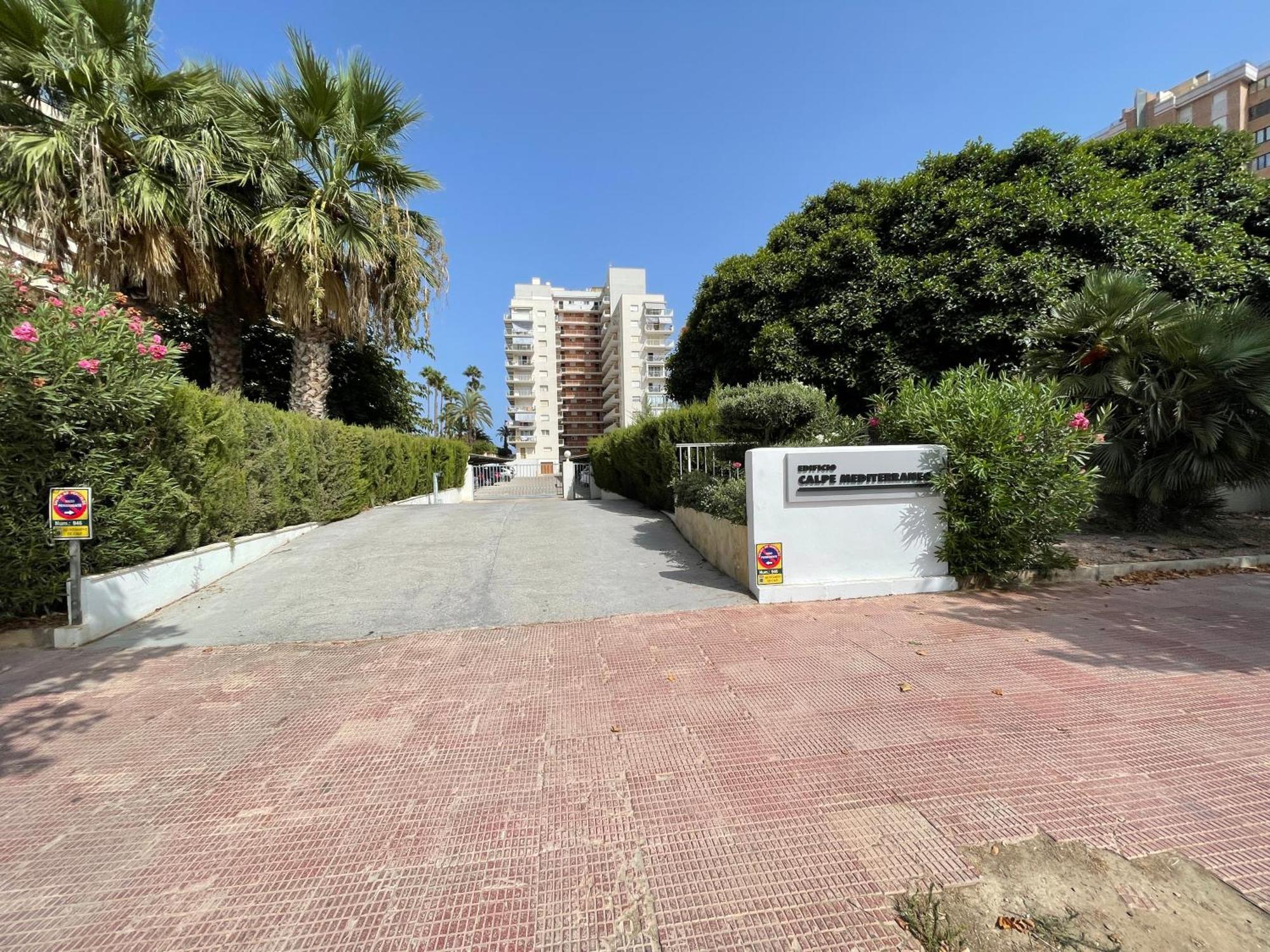 Medi Playa Primera Linea Con Piscina Calp Exterior foto